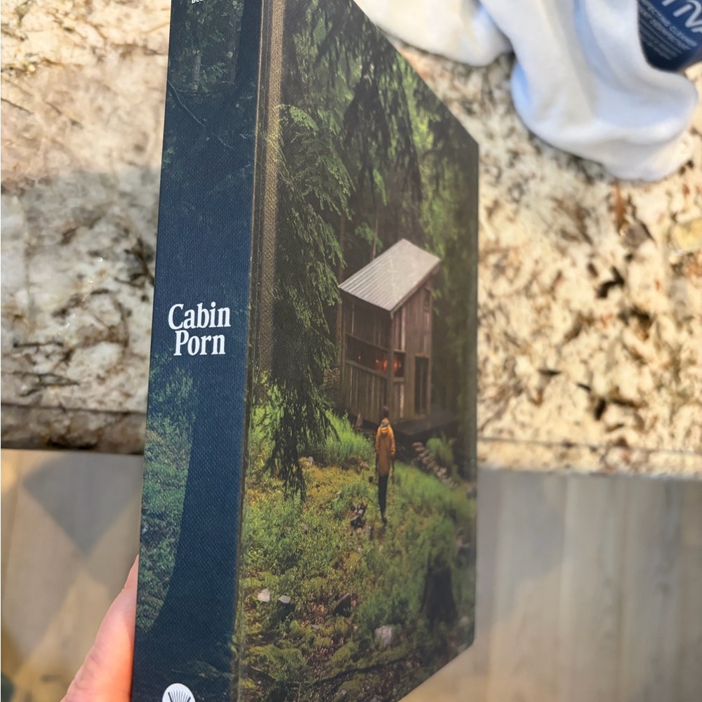 Cabin Porn Book with Forest Cover